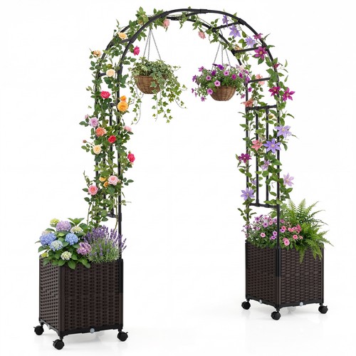 200cm garden arch trellis with - 200cm,