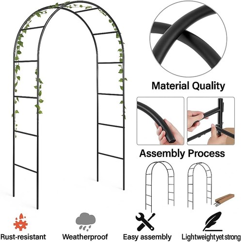 Metal garden arch arches - garden,