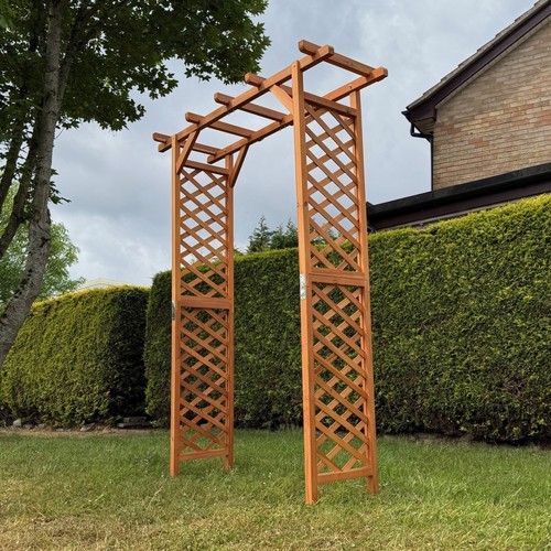 Wooden garden arch pergola - wooden,