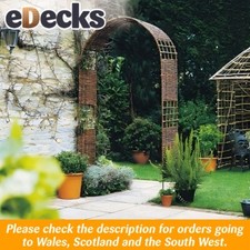 Natural Woven Willow Rose