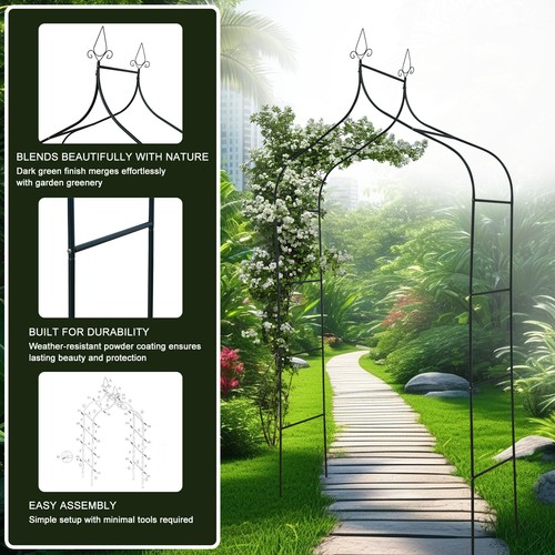 Metal decorative garden arch - metal,