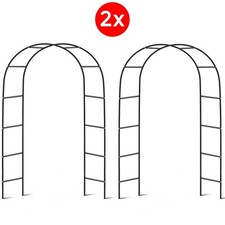 2X 2.4M Garden Arch Trellis